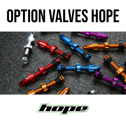 Option paire de valves Tubeless HOPE (valable avec l'achat d'une paire de roues)