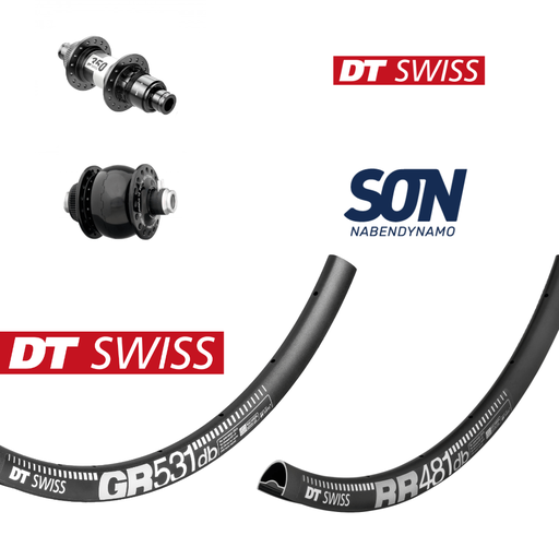 DTSWISS RR481 GR531 | SON28 DT350 36 SL