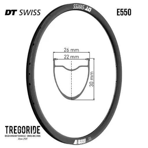 Jante à disques E550 DTSWISS