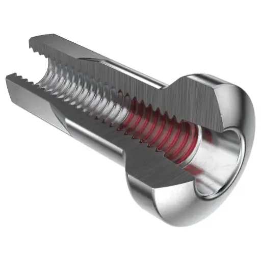 Écrous DT en aluminium hidden pro lock argent 2.0 x 12 mm par 100