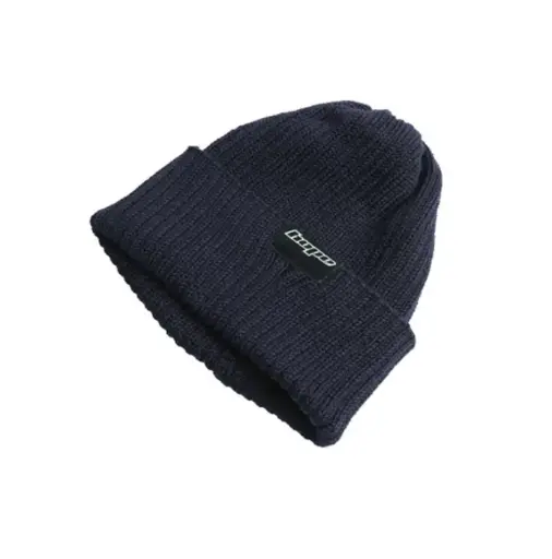 HOPE Merino Fishermans Beanie - Navy Blue | Bonnet