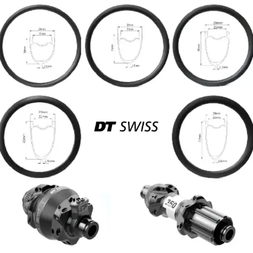 ROUES CARBONE 22 CLINCHER | DT350 Dynamo | DT350 SP24