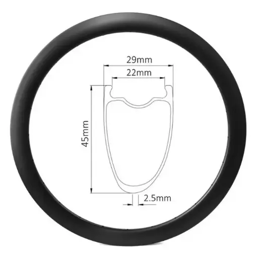 Jante Carbone Route D22-45X