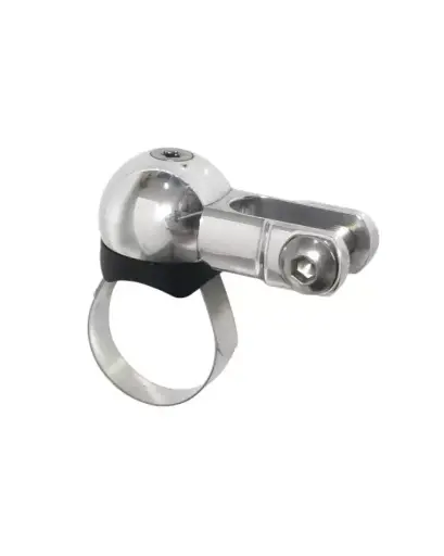 Support de phare SON delux 2D, alu CNC poli