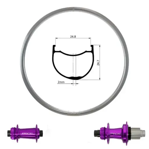 DUKE WRX25 SILVER | HOPE PRO5