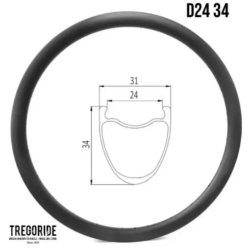 Jante Gravel Carbone D24 34